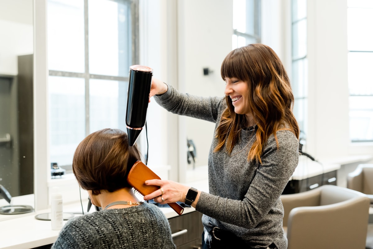 Personal care salon interior
