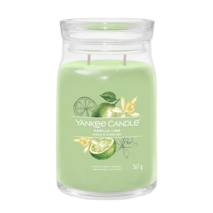 Yankee Candle Signature Large Jar Vanilla Lime Double Wicks