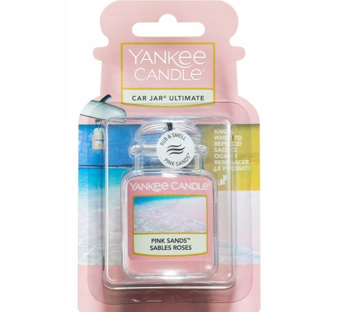 YANKEE CANDLE Pink Sands - Car Jar Ultimate