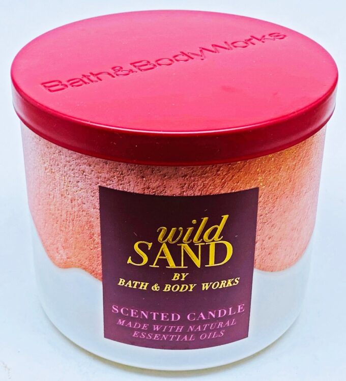 Bath & Body Works WILD SAND Large 3-Wick Scented Candle